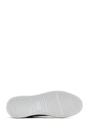 Erkek Siyah Bağcıklı Deri Sneaker | Derimod Erkek Siyah Bağcıklı Deri Sneaker | Derimod