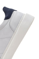 Erkek Beyaz Bağcıklı Deri Sneaker | Derimod Erkek Beyaz Bağcıklı Deri Sneaker | Derimod