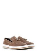 Men's Mink Suede Leather Casual Loafer | Derimod Men's Mink Suede Leather Casual Loafer | Derimod