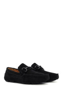 Men's Black Suede Leather Casual Loafer | Derimod Men's Black Suede Leather Casual Loafer | Derimod