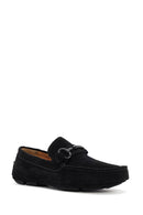 Men's Black Suede Leather Casual Loafer | Derimod Men's Black Suede Leather Casual Loafer | Derimod