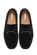 Men's Black Suede Leather Casual Loafer | Derimod Men's Black Suede Leather Casual Loafer | Derimod