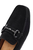 Men's Black Suede Leather Casual Loafer | Derimod Men's Black Suede Leather Casual Loafer | Derimod