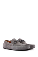 Erkek Gri Süet Deri Casual Loafer | Derimod Erkek Gri Süet Deri Casual Loafer | Derimod