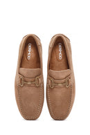 Men's Yellow Suede Leather Casual Loafer | Derimod Men's Yellow Suede Leather Casual Loafer | Derimod