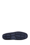 Men's Navy Blue Suede Leather Casual Loafer | Derimod Men's Navy Blue Suede Leather Casual Loafer | Derimod