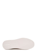 Men's White Lace-up Leather Sneaker | Derimod Men's White Lace-up Leather Sneaker | Derimod