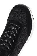 Derimod Zero Erkek Siyah Kalın Tabanlı Bağcıklı Kumaş Sneaker | Derimod Derimod Zero Erkek Siyah Kalın Tabanlı Bağcıklı Kumaş Sneaker | Derimod