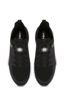 Erkek Siyah Bağcık Mekanizmalı Kalın Tabanlı Deri Sneaker | Derimod Erkek Siyah Bağcık Mekanizmalı Kalın Tabanlı Deri Sneaker | Derimod