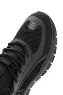 Derimod Zero Erkek Siyah Bağcıklı Kumaş Sneaker | Derimod Derimod Zero Erkek Siyah Bağcıklı Kumaş Sneaker | Derimod