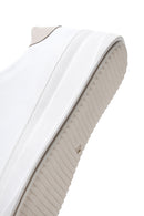 Women's White Lace-Up Sneaker | Derimod Women's White Lace-Up Sneaker | Derimod