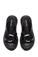 Women's Black Slippers | Derimod Women's Black Slippers | Derimod