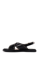 Women's Black Strappy Sandals | Derimod Women's Black Strappy Sandals | Derimod