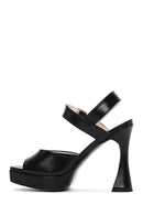 Women's Black Ankle Strap High Heel Sandals | Derimod Women's Black Ankle Strap High Heel Sandals | Derimod