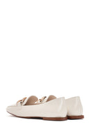 Women's White Masculine Loafer | Derimod Women's White Masculine Loafer | Derimod