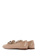 Women's Beige Masculine Loafer | Derimod Women's Beige Masculine Loafer | Derimod