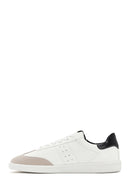 Women's White Lace-Up Sneaker | Derimod Women's White Lace-Up Sneaker | Derimod