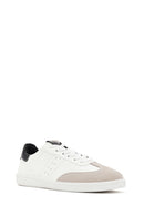 Women's White Lace-Up Sneaker | Derimod Women's White Lace-Up Sneaker | Derimod