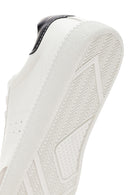 Women's White Lace-Up Sneaker | Derimod Women's White Lace-Up Sneaker | Derimod