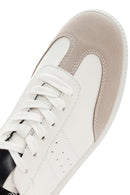 Women's White Lace-Up Sneaker | Derimod Women's White Lace-Up Sneaker | Derimod