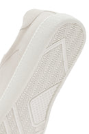 Women's White Lace-Up Sneaker | Derimod Women's White Lace-Up Sneaker | Derimod
