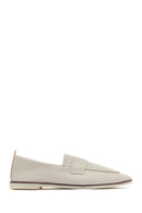 Kadın Krem Maskülen Loafer | Derimod Kadın Krem Maskülen Loafer | Derimod