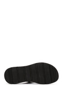 Women's Black Stone Comfort Slippers | Derimod Women's Black Stone Comfort Slippers | Derimod