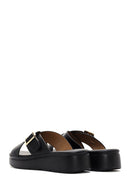 Women's Black Thick Soled Comfort Slippers | Derimod Women's Black Thick Soled Comfort Slippers | Derimod