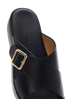 Women's Black Thick Soled Comfort Slippers | Derimod Women's Black Thick Soled Comfort Slippers | Derimod
