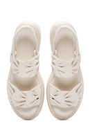 Women's Beige Ankle Strap Sandals | Derimod Women's Beige Ankle Strap Sandals | Derimod