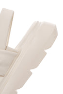 Women's Cream Ankle Strap Sandals | Derimod Women's Cream Ankle Strap Sandals | Derimod