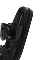 Women's Black Slippers | Derimod Women's Black Slippers | Derimod