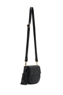 Women's Black Long Strap Shoulder Bag with Accessories | Derimod Women's Black Long Strap Shoulder Bag with Accessories | Derimod