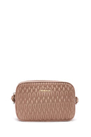 Women's Mink Long Strap Quilted Crossbody Bag | Derimod Women's Mink Long Strap Quilted Crossbody Bag | Derimod