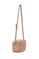Women's Mink Long Strap Quilted Crossbody Bag | Derimod Women's Mink Long Strap Quilted Crossbody Bag | Derimod