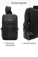 D-Pack Erkek Siyah Çapraz Çanta | Derimod D-Pack Erkek Siyah Çapraz Çanta | Derimod