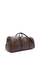 Men's Brown Long Strap Travel Bag | Derimod Men's Brown Long Strap Travel Bag | Derimod
