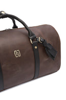 Men's Brown Long Strap Travel Bag | Derimod Men's Brown Long Strap Travel Bag | Derimod