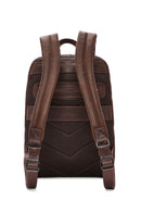 Men's Brown Leather Backpack | Derimod Men's Brown Leather Backpack | Derimod