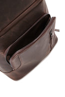 Men's Brown Leather Backpack | Derimod Men's Brown Leather Backpack | Derimod