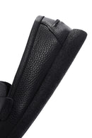 Kadın Siyah Püsküllü Deri Comfort Loafer | Derimod Kadın Siyah Püsküllü Deri Comfort Loafer | Derimod