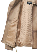 Susan Women's Beige Leather Jacket | Derimod Susan Women's Beige Leather Jacket | Derimod