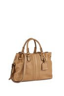 Geox Women's Brown Marsila Long Strap Leather Handbag | Derimod Geox Women's Brown Marsila Long Strap Leather Handbag | Derimod