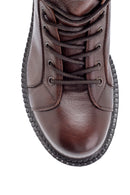 Men's Leather Buckle Detailed Casual Boots | Derimod Men's Leather Buckle Detailed Casual Boots | Derimod