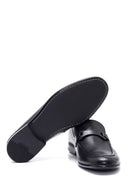 Erkek Siyah Deri Delikli Loafer | Derimod Erkek Siyah Deri Delikli Loafer | Derimod