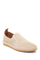 Men's Beige Suede Leather Loafer | Derimod Men's Beige Suede Leather Loafer | Derimod