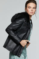 Elena Women's Black Coat | Derimod Elena Women's Black Coat | Derimod