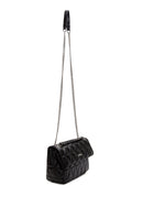 Women's Black Chain Strap Quilted Shoulder Bag | Derimod Women's Black Chain Strap Quilted Shoulder Bag | Derimod