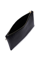 Women's Black Chain Strap Braided Clutch Bag | Derimod Women's Black Chain Strap Braided Clutch Bag | Derimod