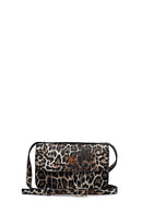 Woman Leopard Long Strap Patterned Crossbody Bag | Derimod Woman Leopard Long Strap Patterned Crossbody Bag | Derimod